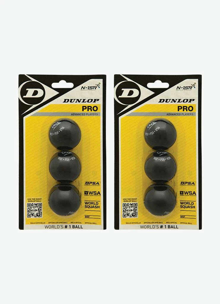 Best Sale π 2 X Dunlop Pro Squash Ball (double Yellow Dot) - 3 Pack π 3 Best Sale π 2 X Dunlop Pro Squash Ball (double Yellow Dot) - 3 Pack π