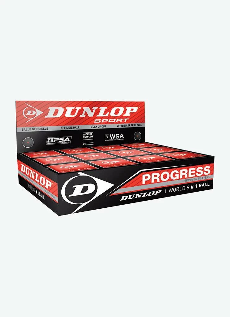Brand new β€οΈ Dunlop Progress Squash Ball - Box Of 12 π 3 Brand new β€οΈ Dunlop Progress Squash Ball - Box Of 12 π