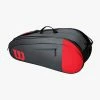 Cheapest 😉 Wilson Team 6 Pack - Grey / Red ✨