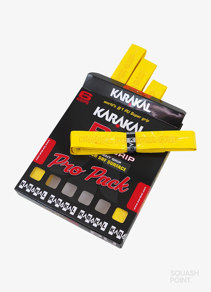 Best Sale π Karakal PU Super Grip Yellow Pro Pack - 6 Pack βοΈ 4 Best Sale π Karakal PU Super Grip Yellow Pro Pack - 6 Pack βοΈ - Image 2