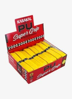 Wholesale 🧨 Karakal PU Super Grip Yellow - Box Of 24 🥰