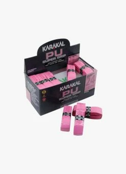 Cheap 🌟 Karakal PU Super Grip Pink - Box Of 24 💯