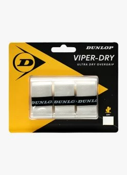 New 🔥 Dunlop Viper Dry Overgrip - White ✨