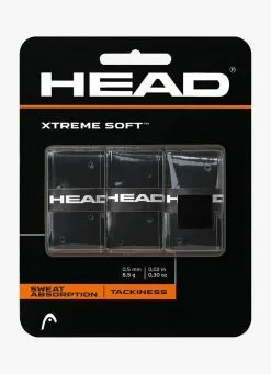 Promo 🌟 Head Xtremesoft Overgrip - 3 Pack - Black 😉