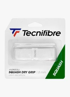 New ✔️ Tecnifibre Squash Dry Grip - White 😀