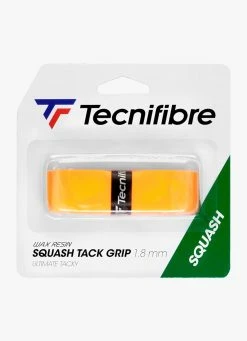 Coupon 🔥 Tecnifibre Squash Tack Grip - Orange ⌛