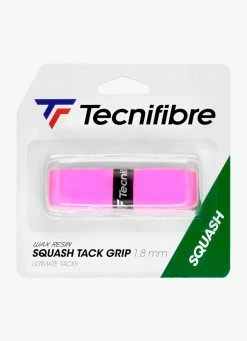 New 🎉 Tecnifibre Squash Tack Grip - Pink 🛒