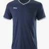 Best Pirce ⭐ Wilson Team II High V-Neck 👕 Shirt - Navy 🥰 -Karakal Shop image 507
