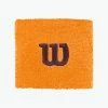 Best deal 👏 Wilson 'W' Wristband - 2 Pack - Orange ⌛ -Karakal Shop image 641