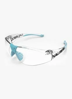 Discount ✔️ Salming Split Vision Junior Protective Eyewear - Blue ⌛